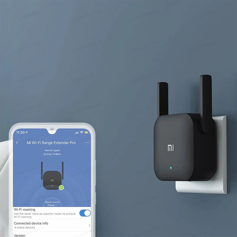 Repetidor Wi-Fi Xiaomi Pro 300 Mbps com 2 Antenas