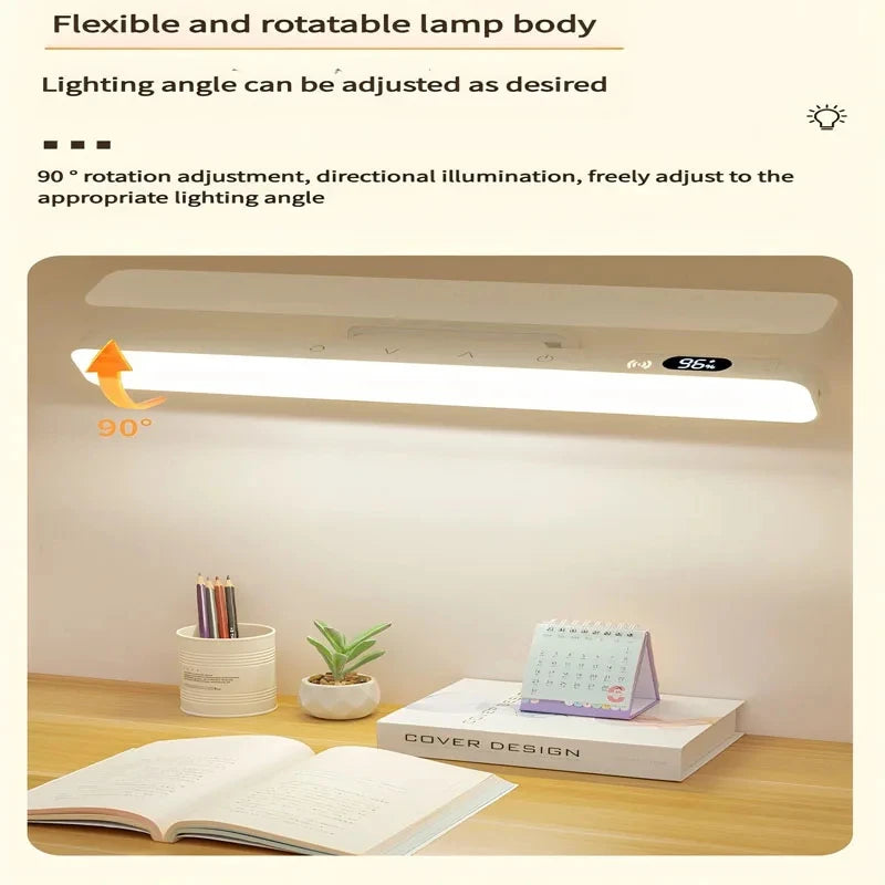 Luminária LED Magnética Zyvena com Controle e Carregamento USB