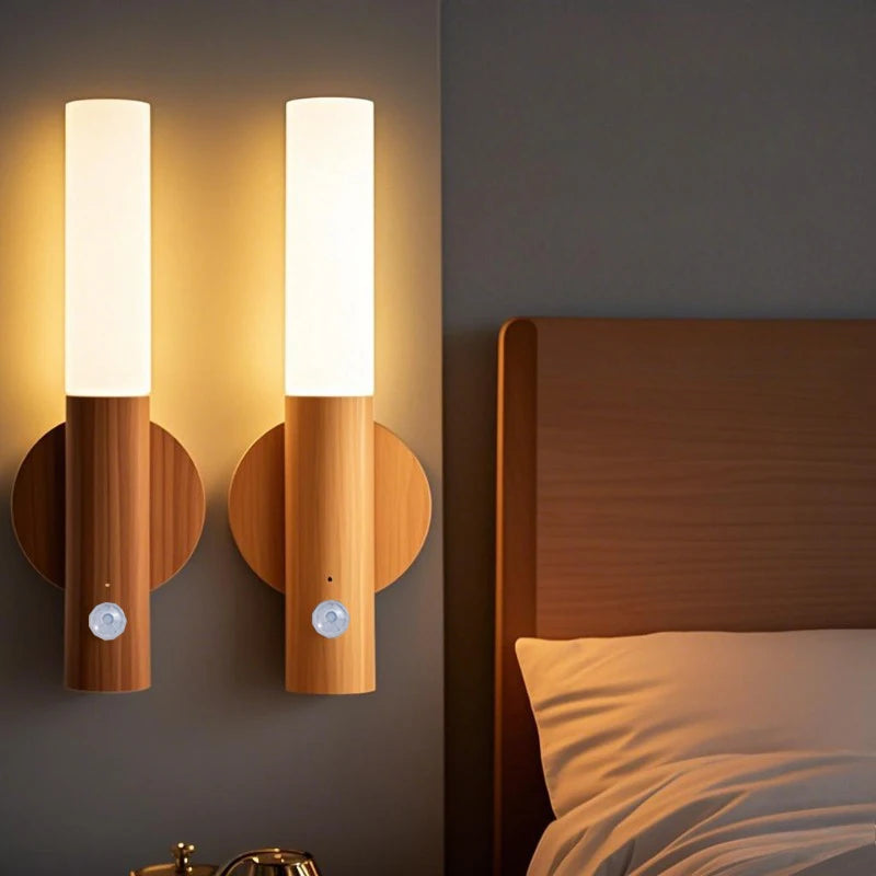 Luminária LED Zyvena com Sensor de Movimento e Carregamento USB