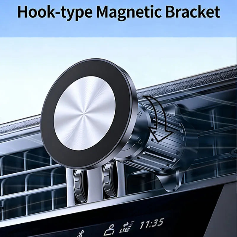 Suporte Magnético MagSafe para Carro / Fixação Premium 360º / Zyvena